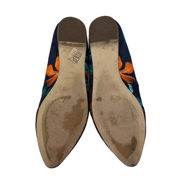 Nine West Speakup Floral Pattern Flats Women's 6 Slip On Textile Uppers - Picture 5 of 7